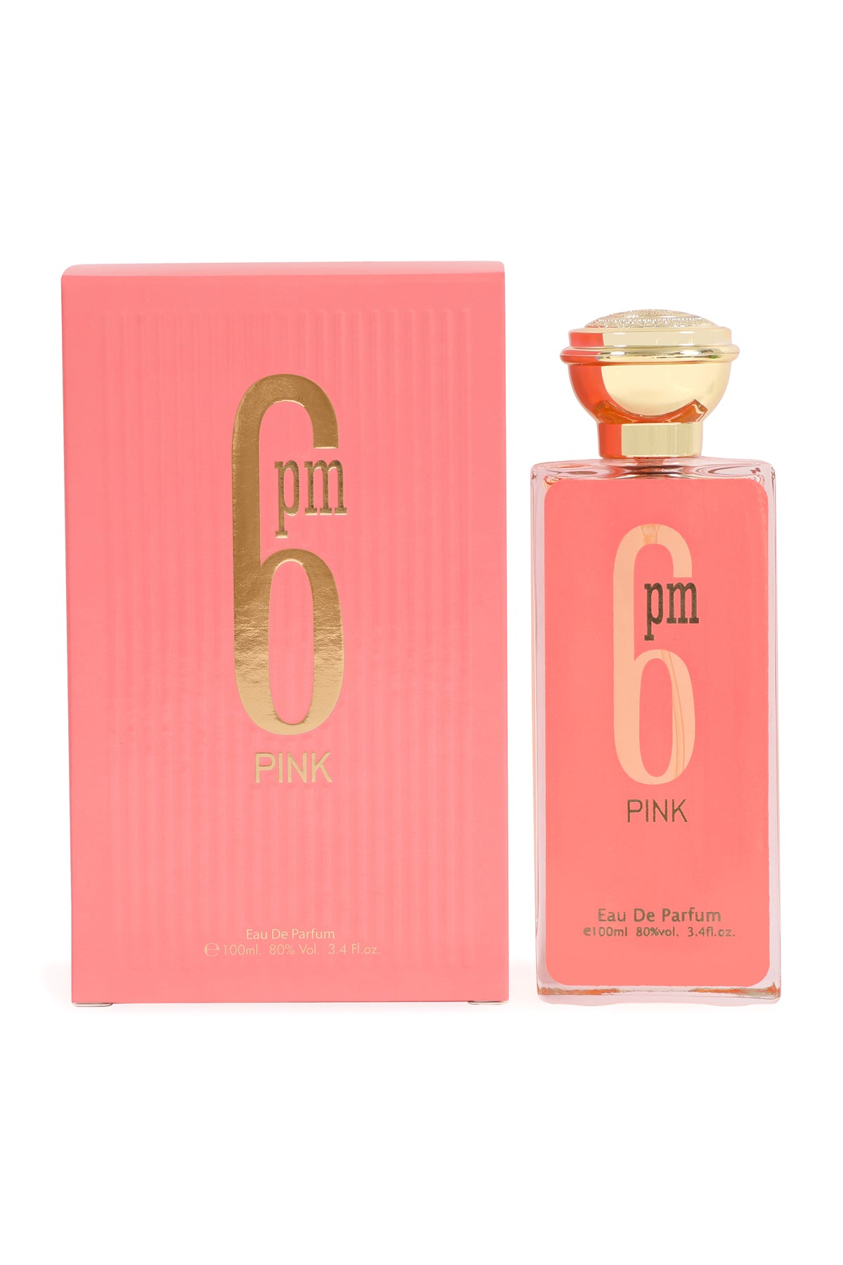 6 PM PINK SPRAY PERFUME EAU DE PARFUM FOR WOMEN - 100ML/3.4FL.OZ.