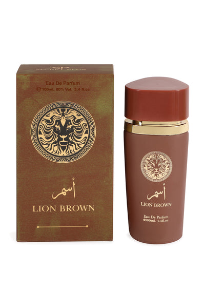 LION BROWN SPRAY PERFUME EAU DE PARFUM FOR MEN - 100ML/3.4FL.OZ.