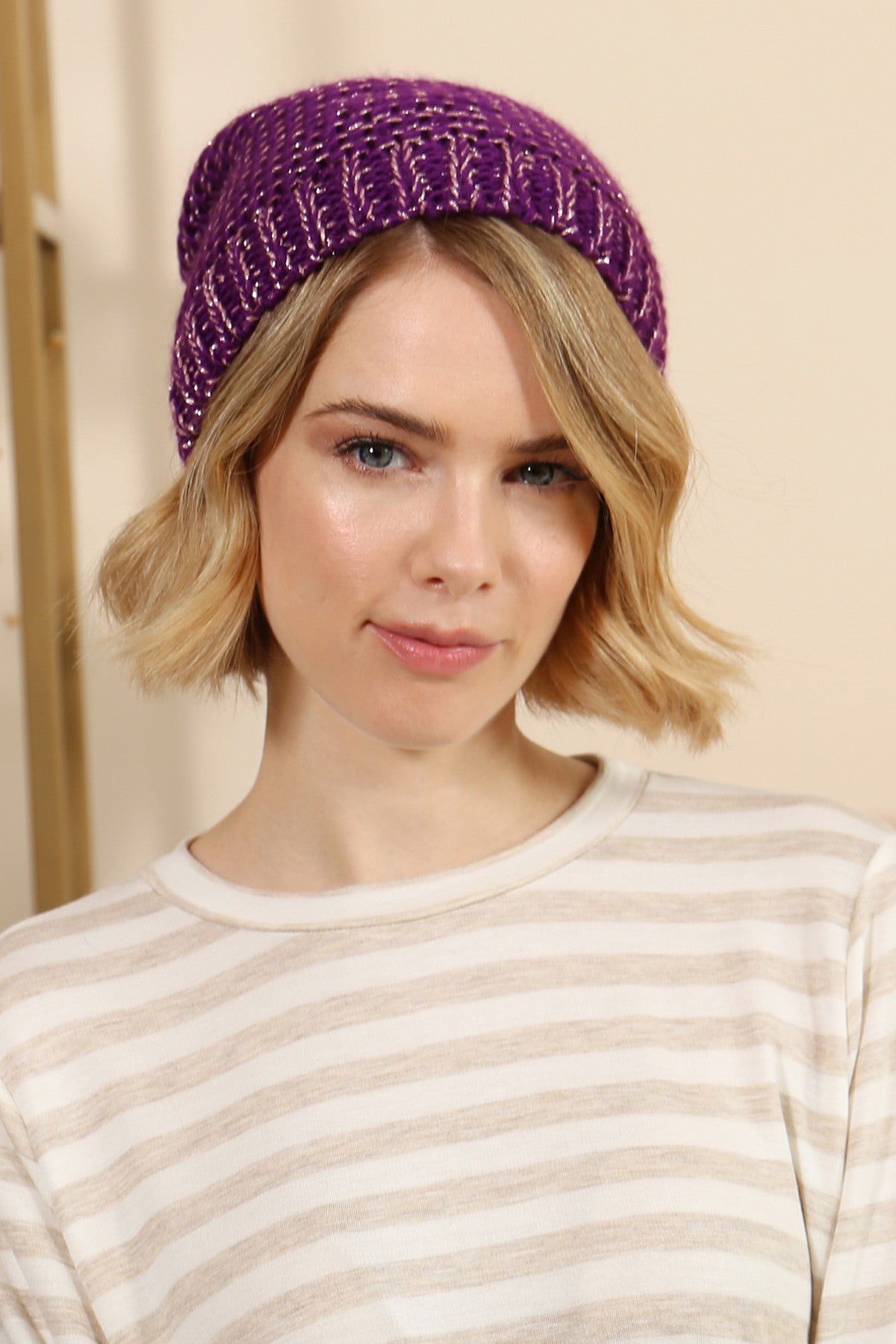 KNITTED POM BEANIE (NOW $2.00 ONLY!)