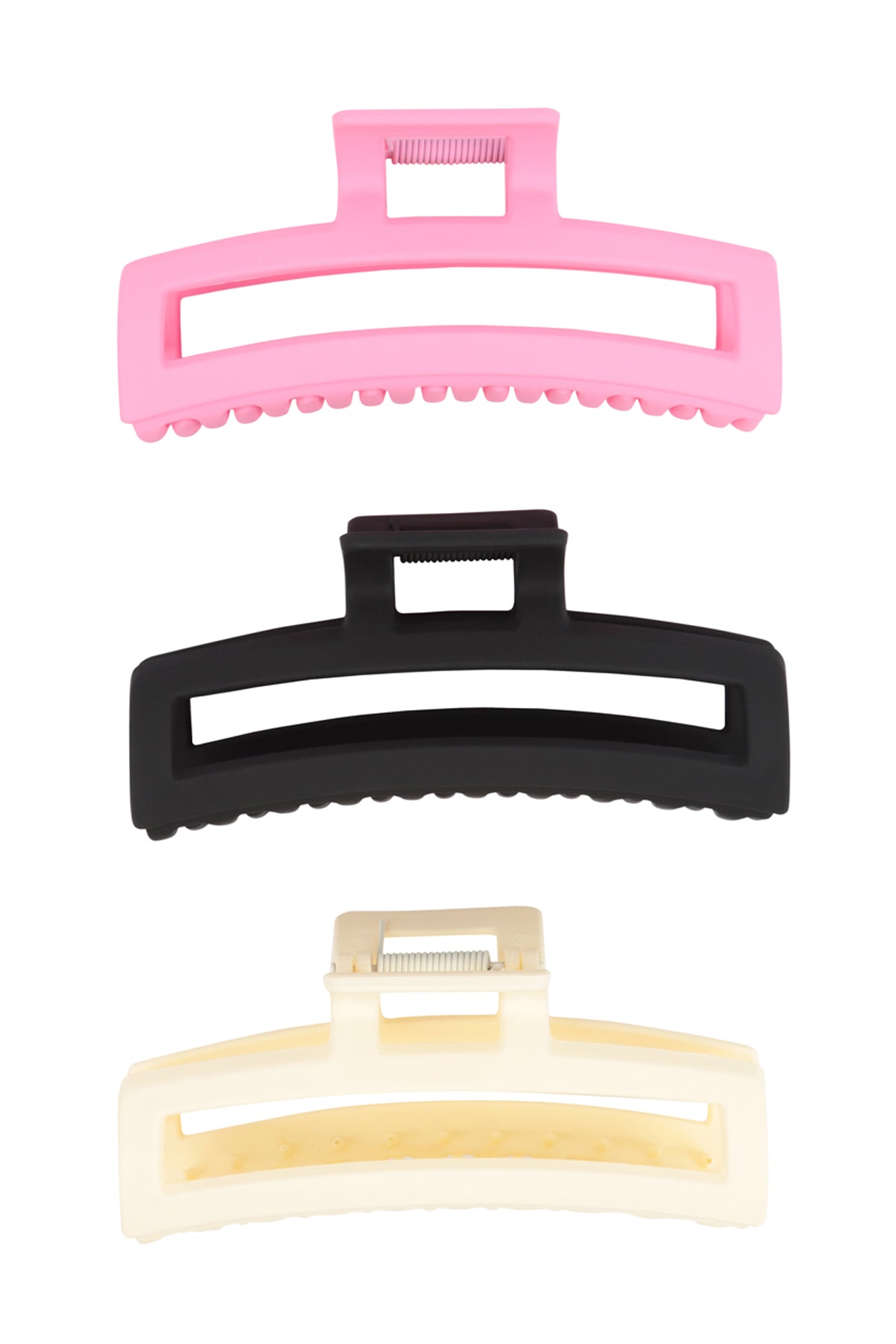 PASTEL RECTANGULAR HAIR CLAW CLIP HAIR ACCESSORIES