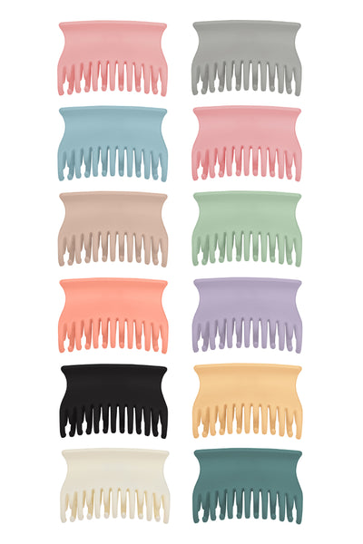 WIDE BORDER CLUTCHER CLIP HAIR ACCESSORIES