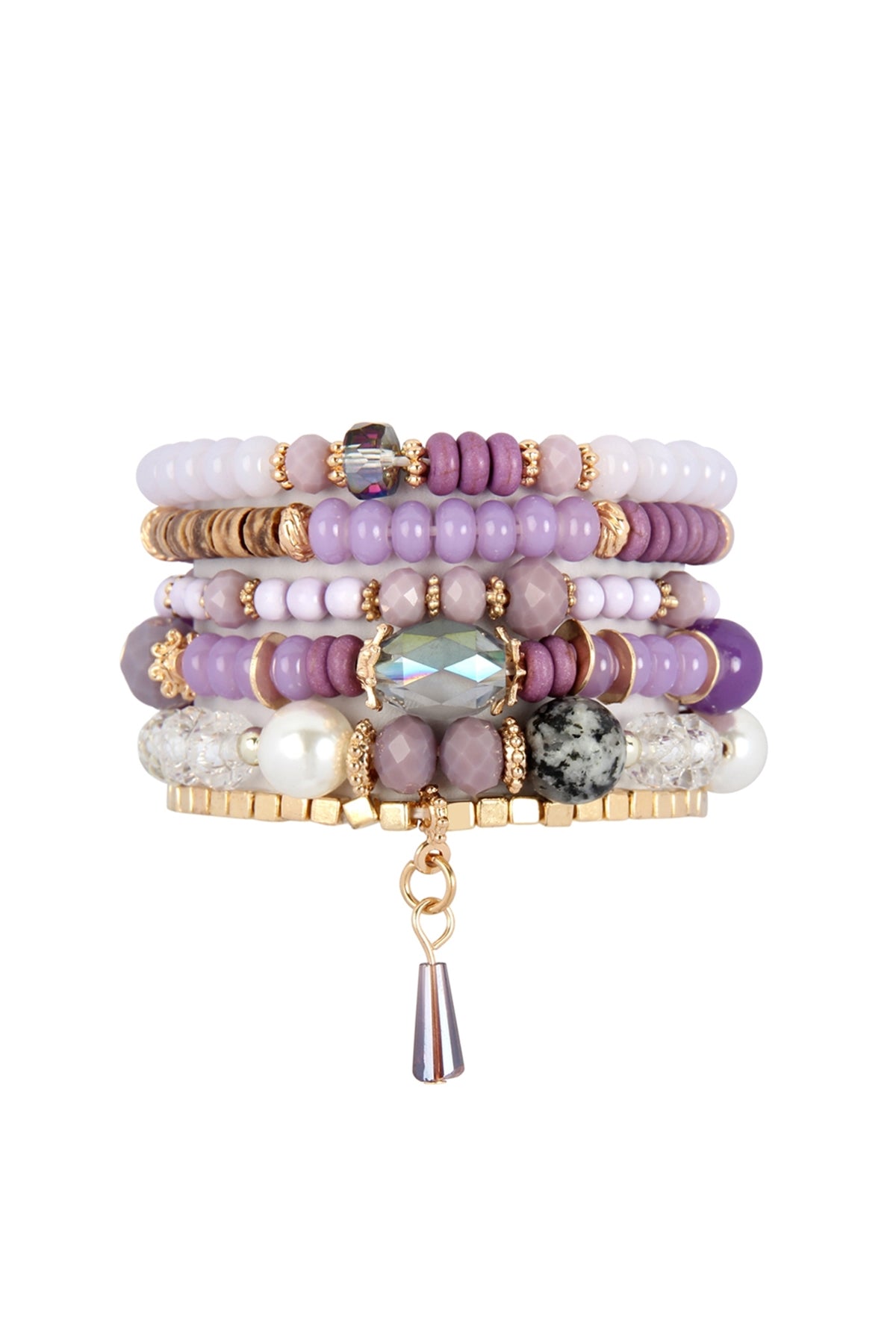 MULTI STONE BEADS STACKABLE BRACELETS