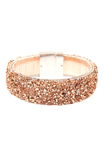 WIDE RHINESTONE BANGLE BRACELET