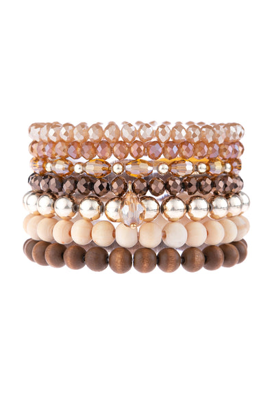 MULTILINE BEADED BRACELET