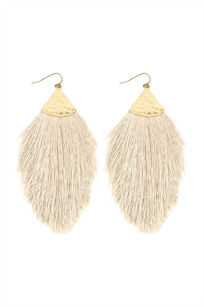 TASSEL DROP EARRINGS