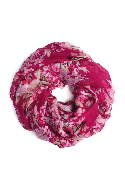 FLORAL INFINITY SCARF