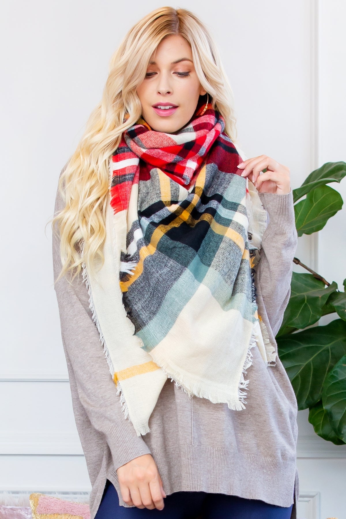 STYLE 1 FRINGE BLANKET SCARF