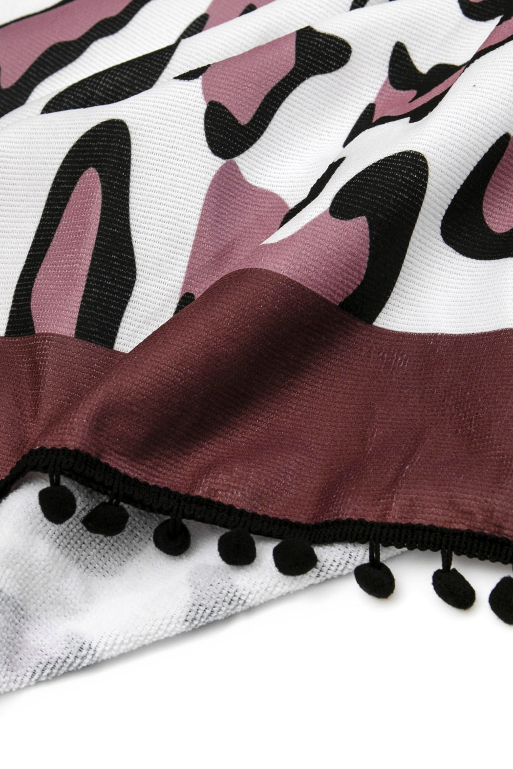 LEOPARD PRINT SQUARE TOWEL