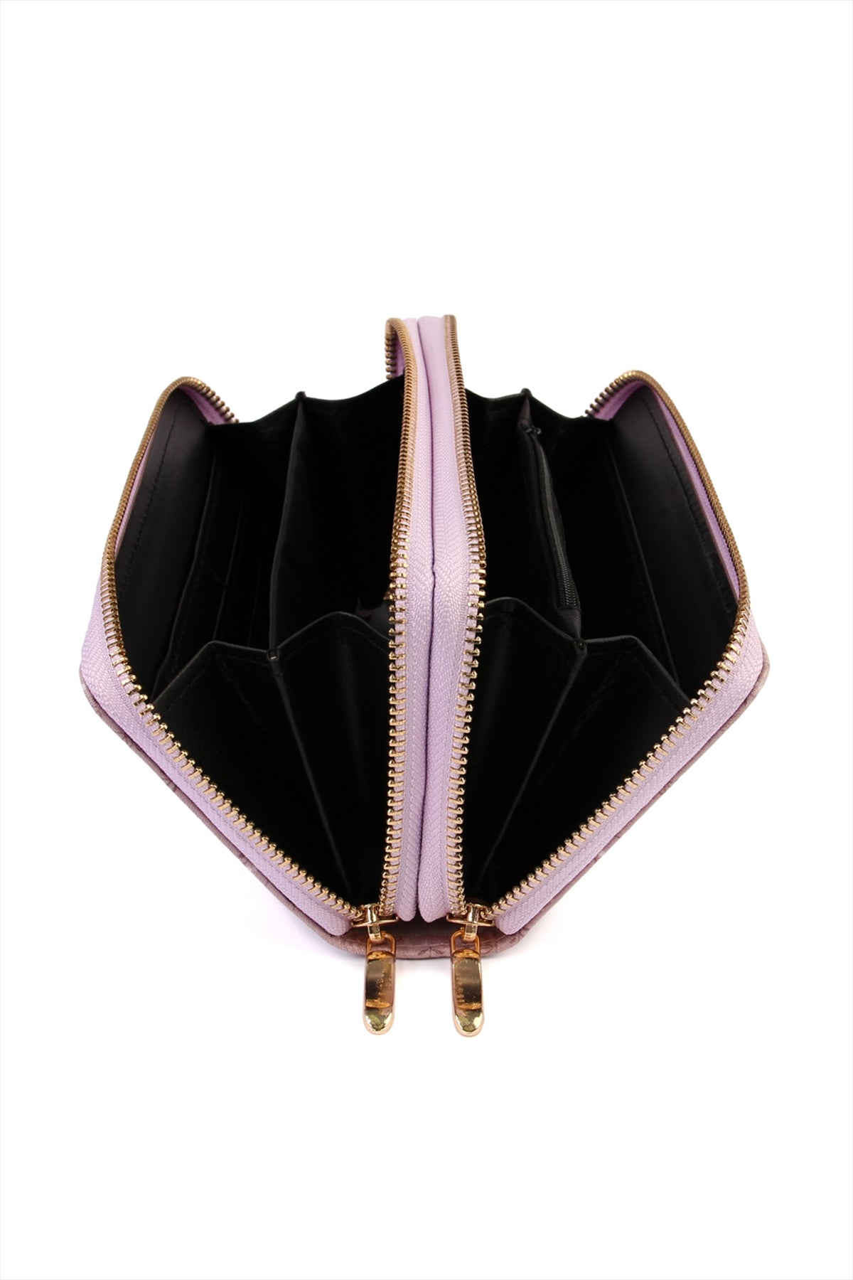 FRESH GREEN HERB DOUBLE ZIPPER WALLET