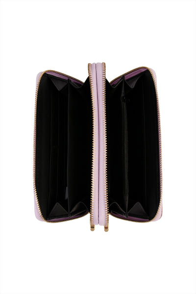 FRESH GREEN HERB DOUBLE ZIPPER WALLET