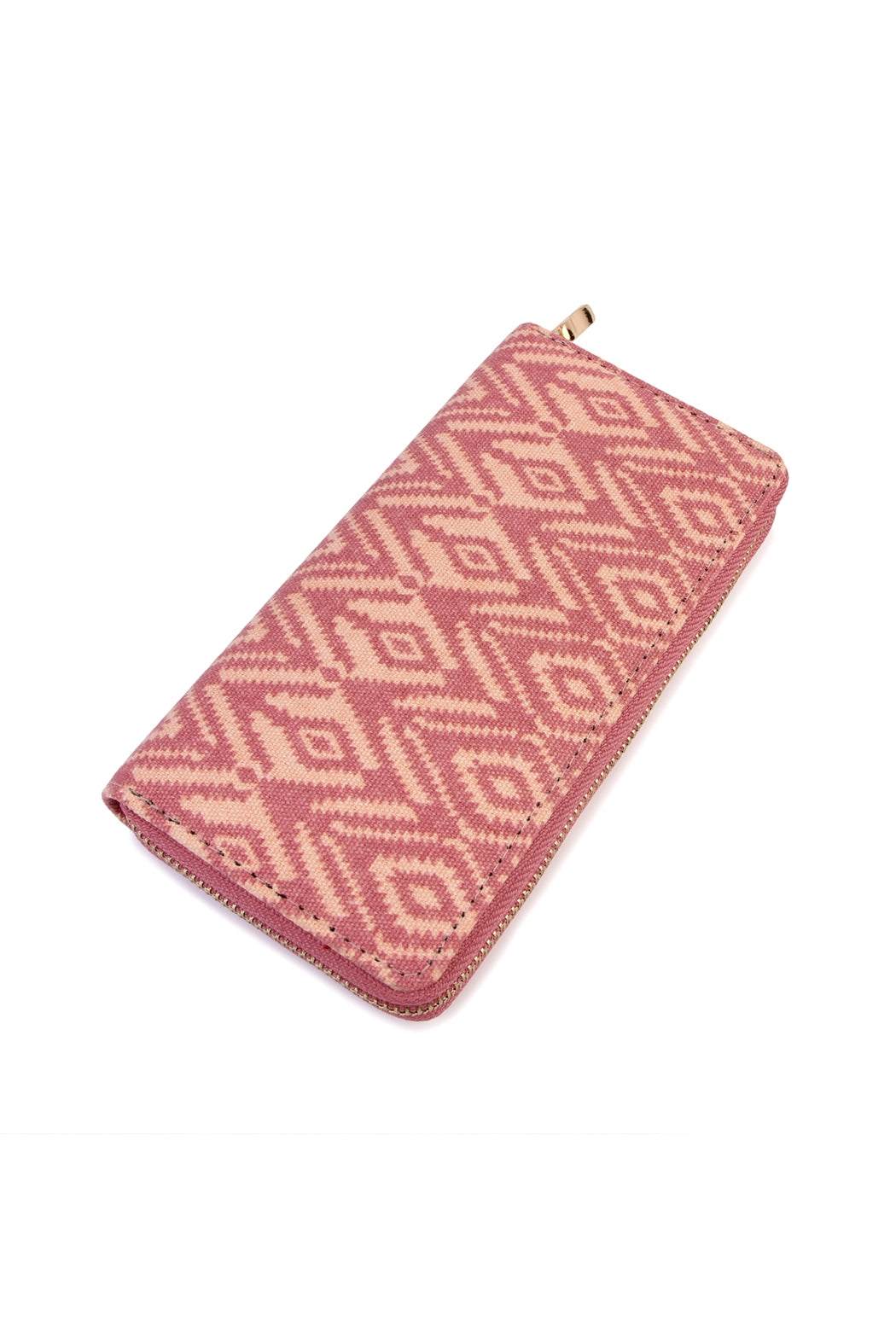 CHEVRON ZIPPER WALLET