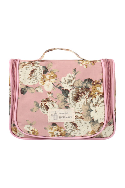 FLORAL ORGANIZER COSMETIC BAG