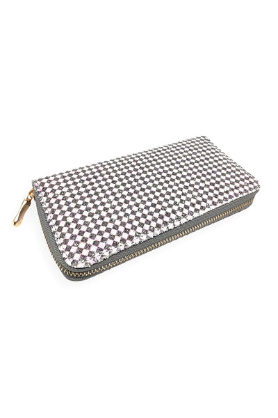 PATTERN PRINT ZIPPER WALLET
