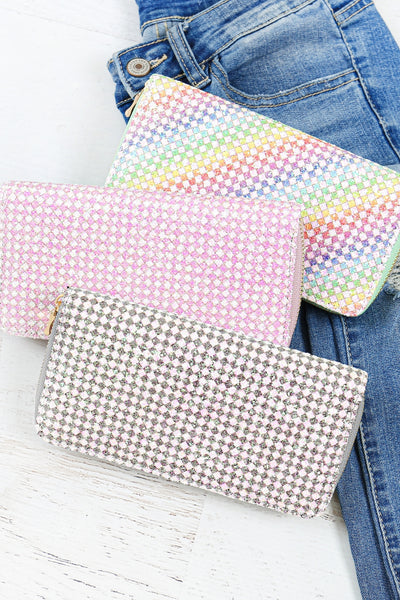 PATTERN PRINT ZIPPER WALLET