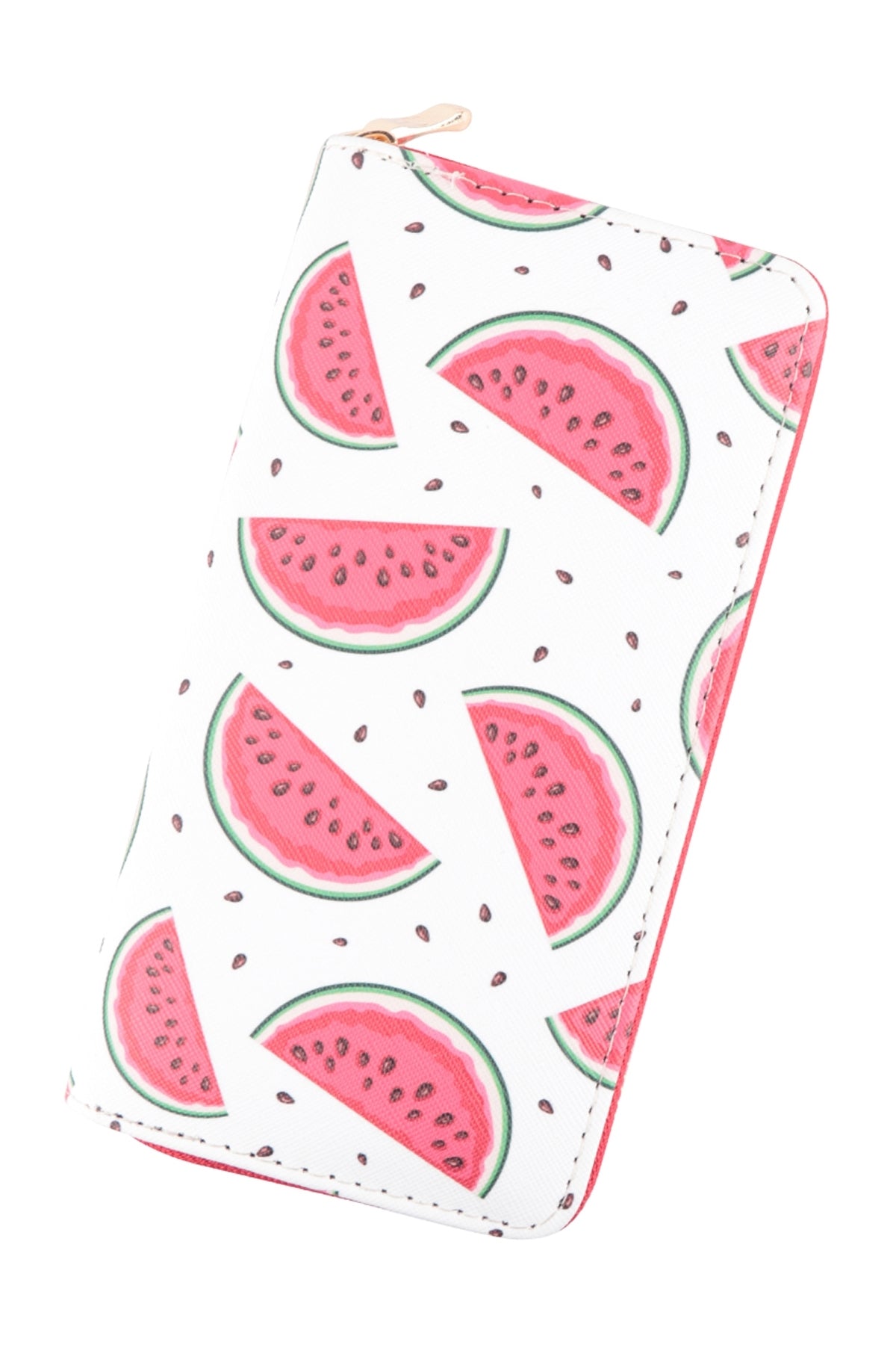 WATERMELON PRINT ZIPPER WALLET