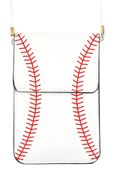 SPORTS GAMEDAY CELLPHONE TRANSPARENT CROSSBODY BAG