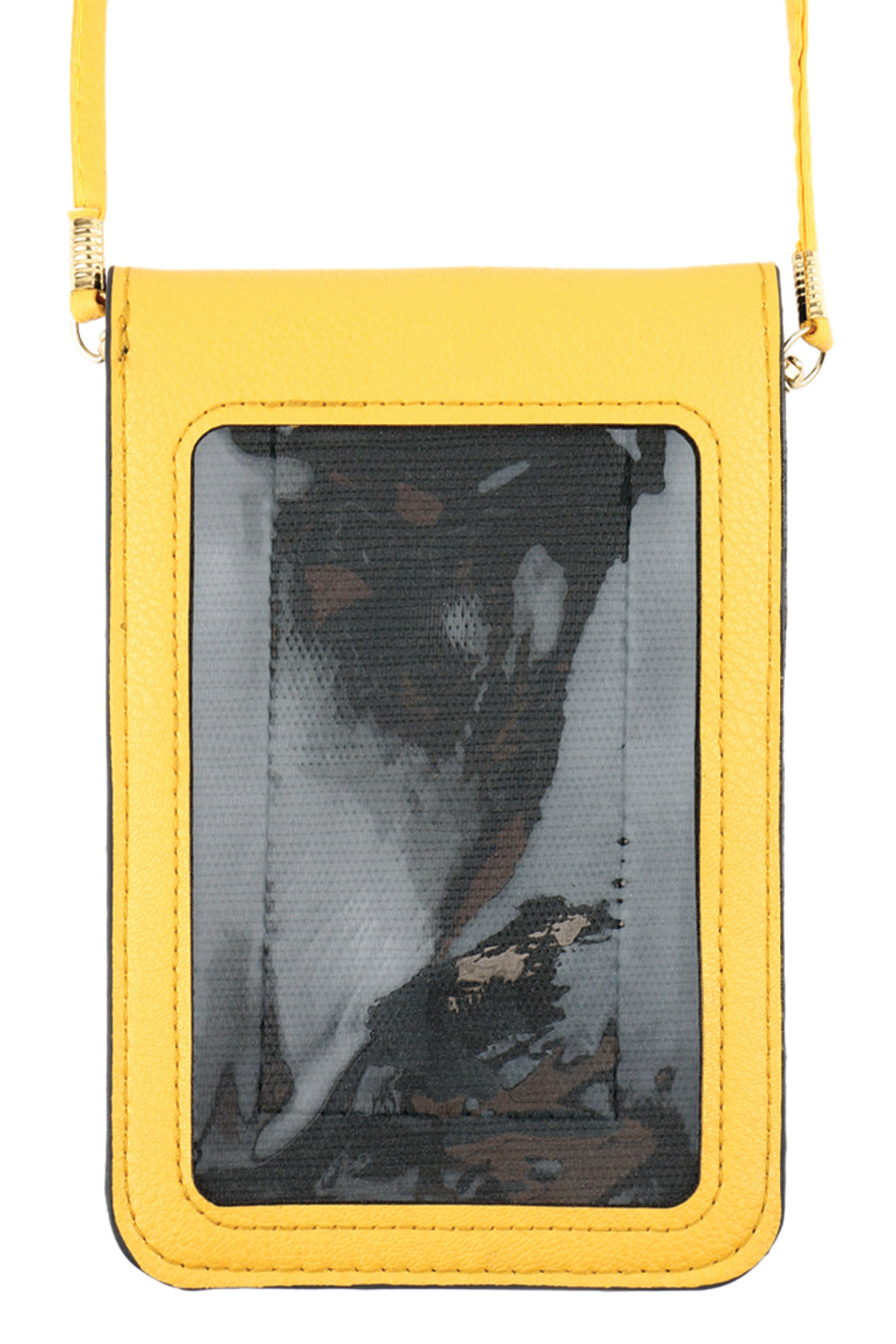 SPORTS GAMEDAY CELLPHONE TRANSPARENT CROSSBODY BAG