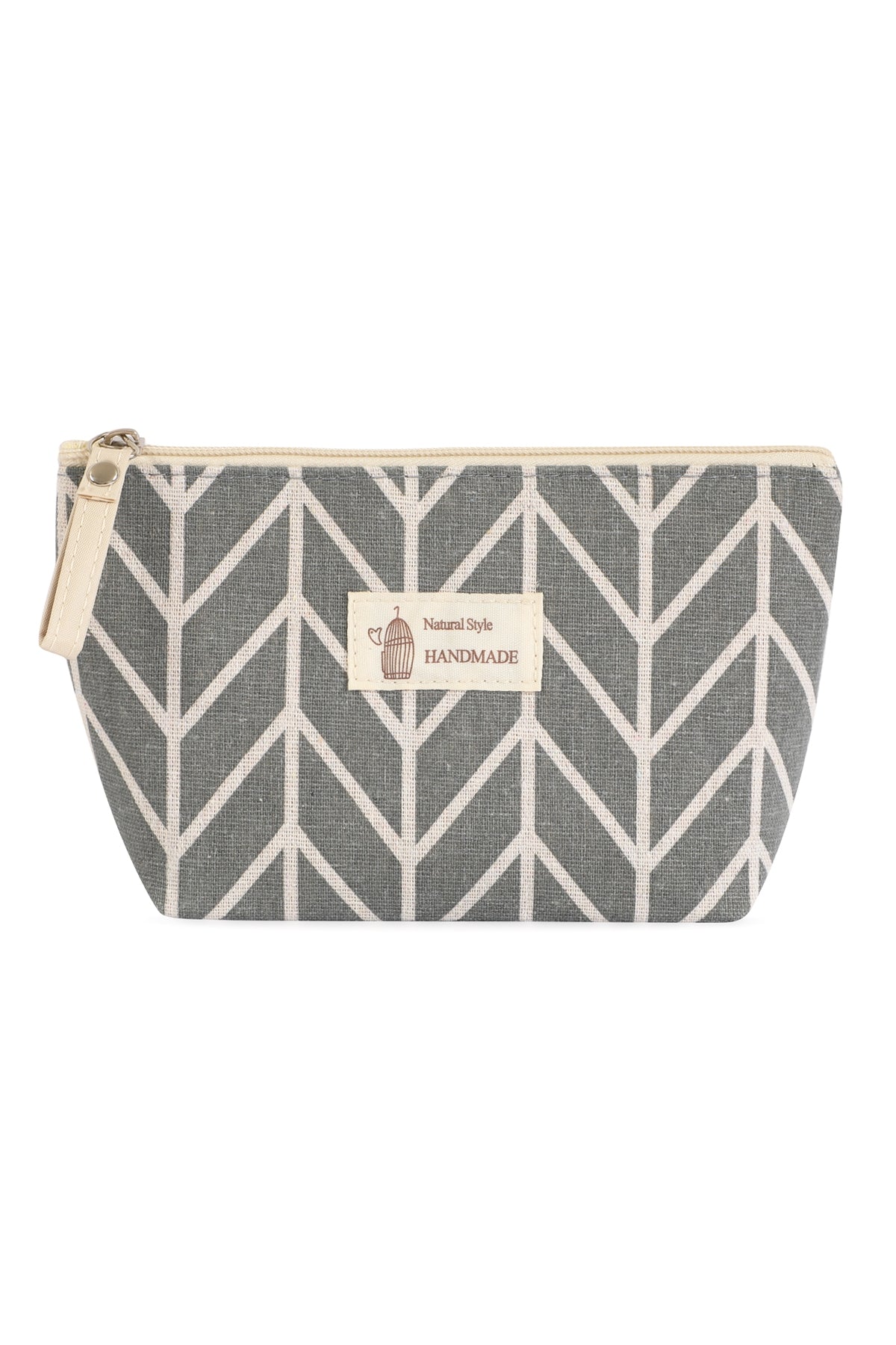 CHEVRON PATTERN COSMETIC POUCH