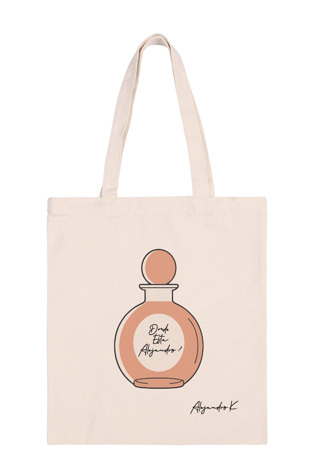 DONDE ESTA ALEJANDRO MINIMALIST FASHION TOTE BAG