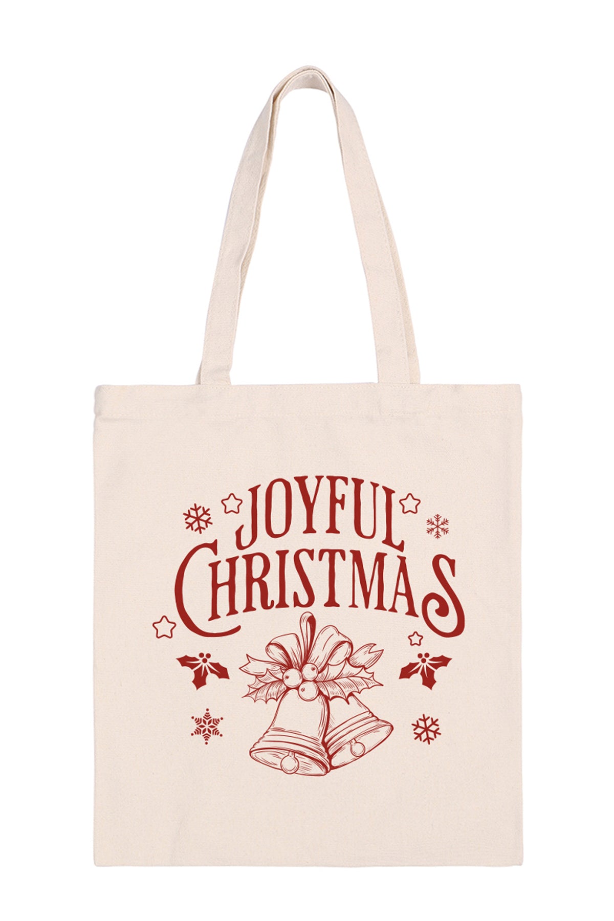 JOYFUL CHRISTMAS MINIMALIST FASHION TOTE BAG
