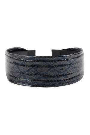SNAKE SKIN PRINTED HEADBAND