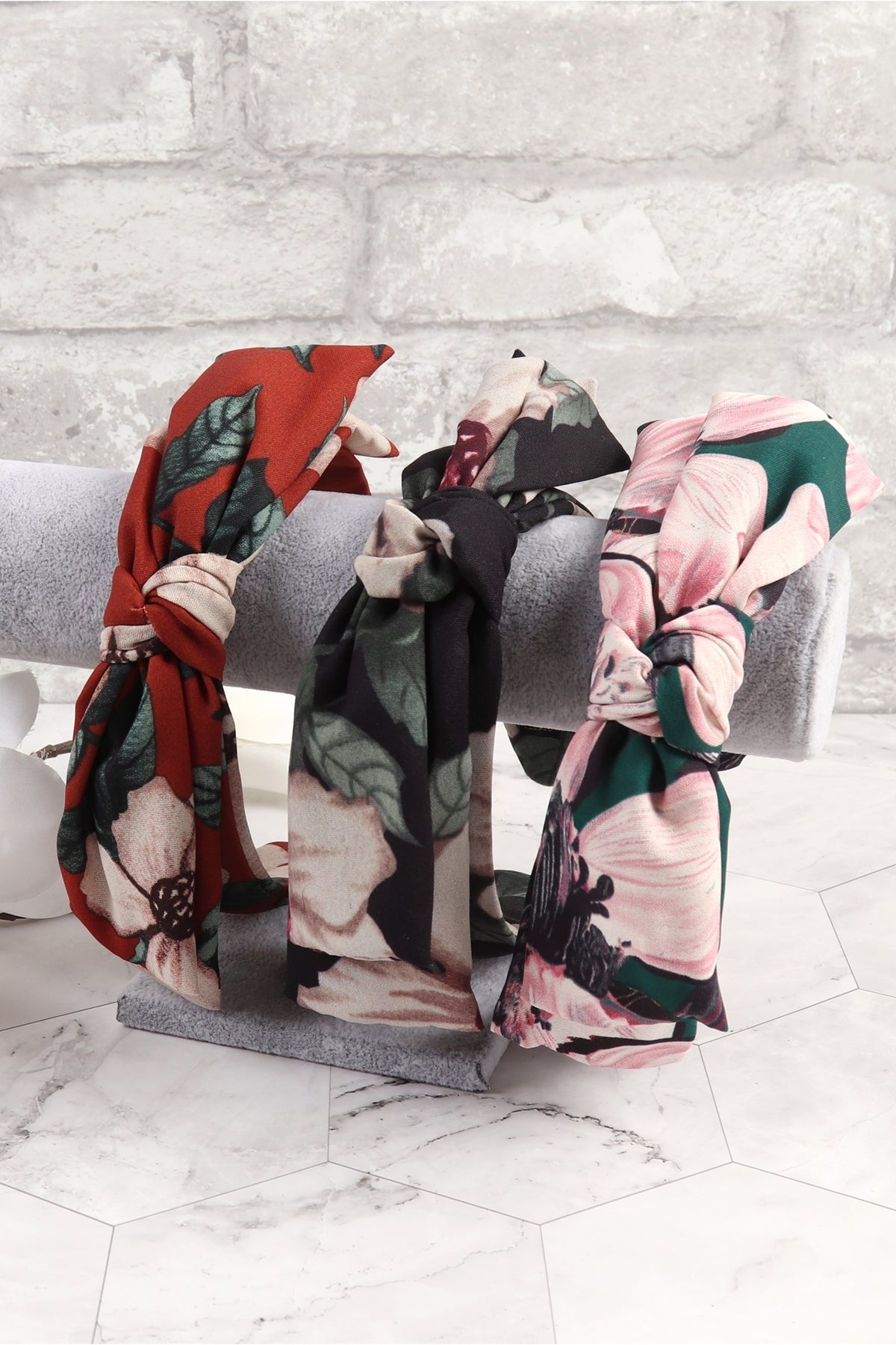 FLORAL RIBBON HAIR BAND