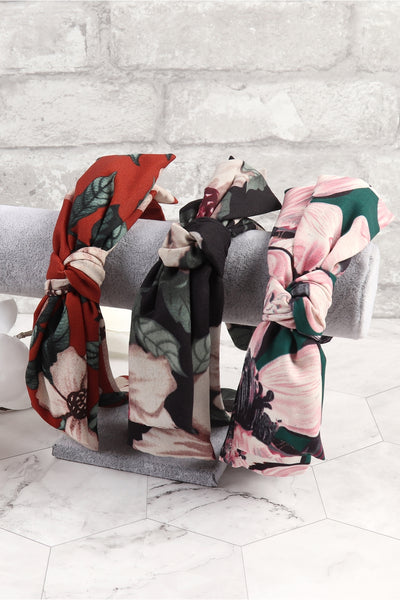 FLORAL RIBBON HAIR BAND