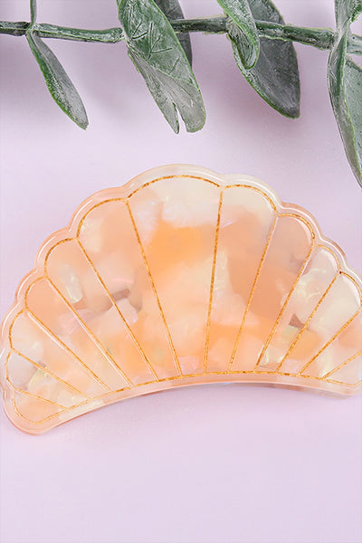 SEASHELLS HAIR CLAW CLIP