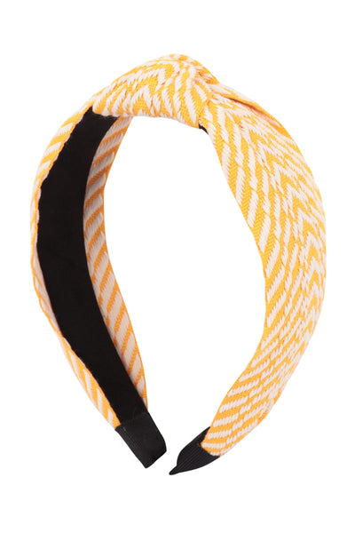 KNOTTED KNIT PATTERN HEADBAND HAIR ACCESSORIES