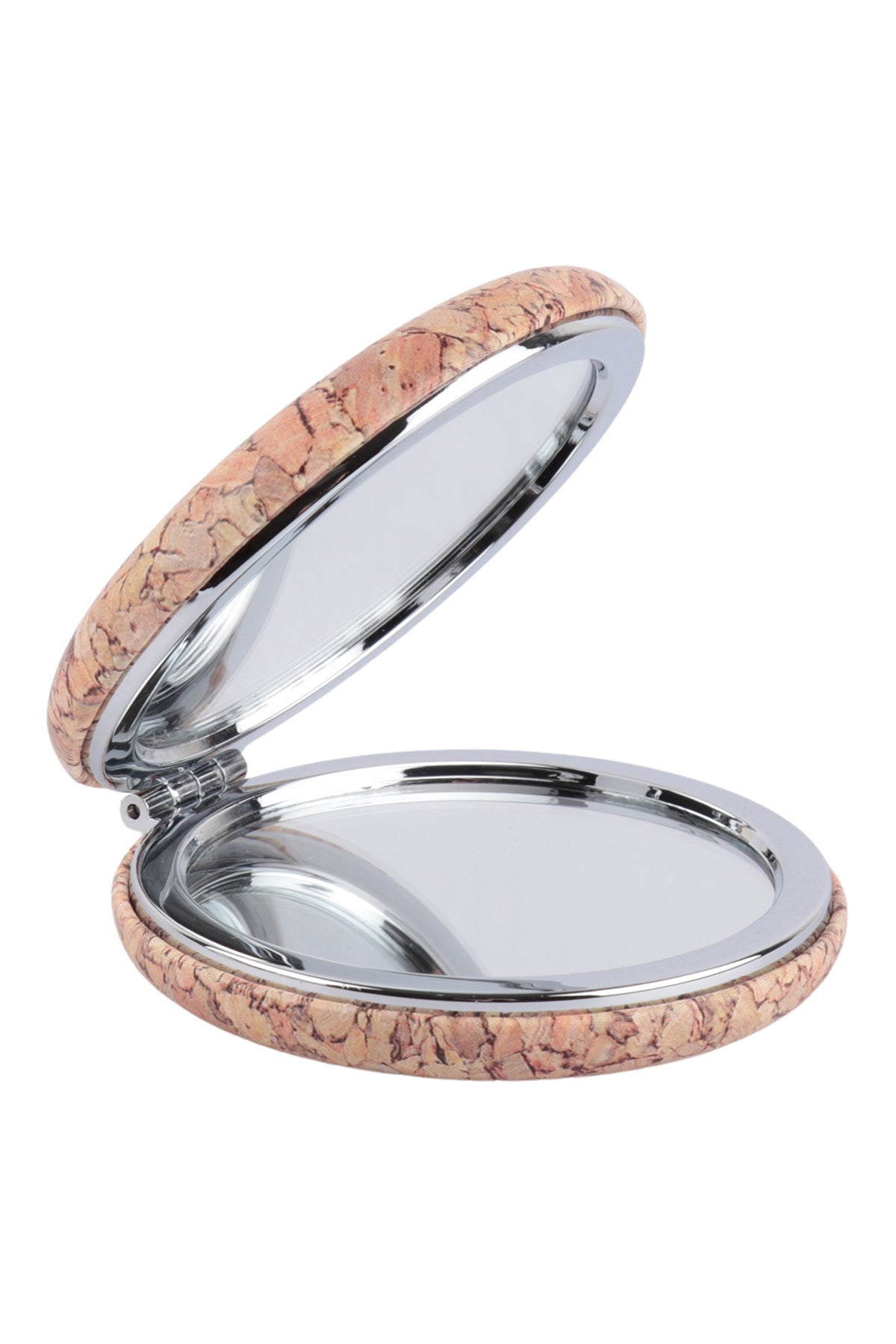 COMPACT MIRROR WOOD PRINT