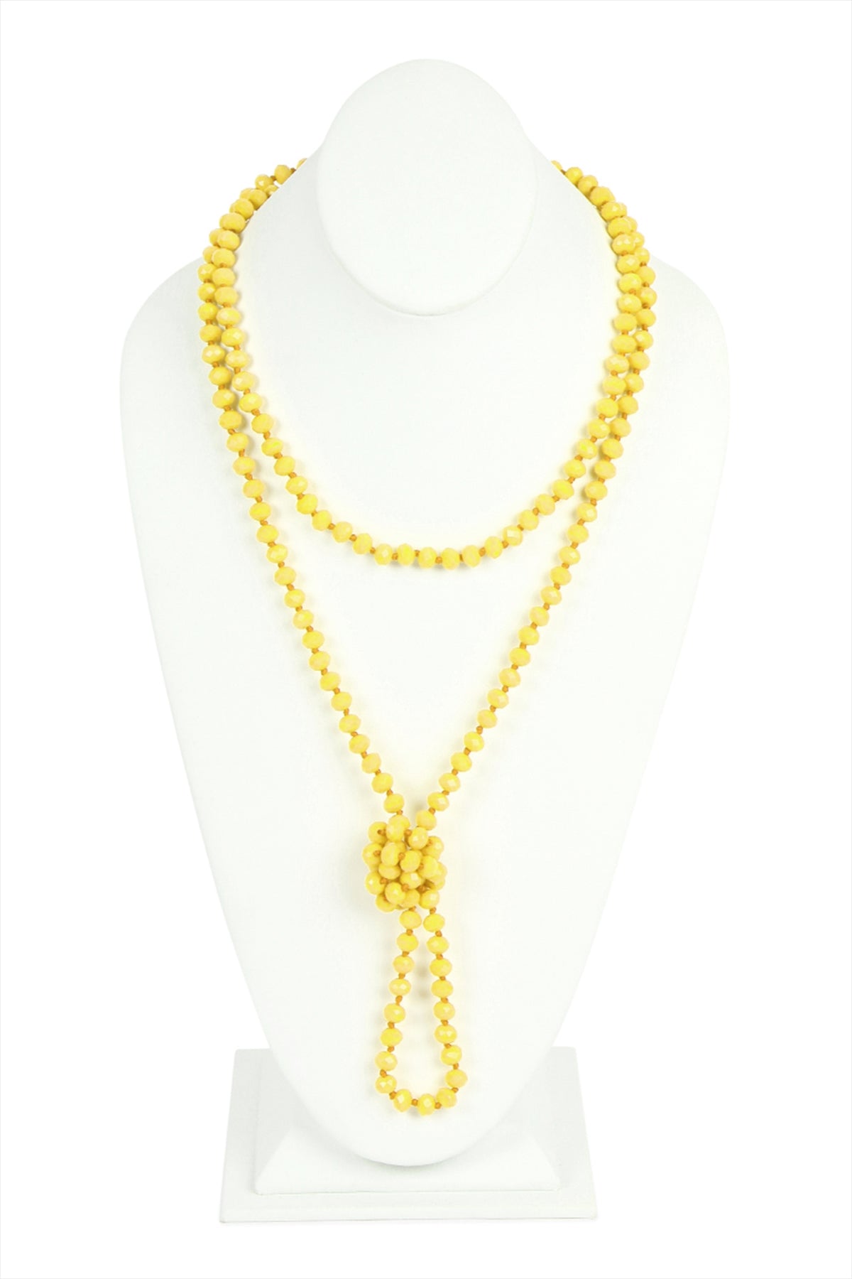 LONGLINE HAND KNOTTED NECKLACE