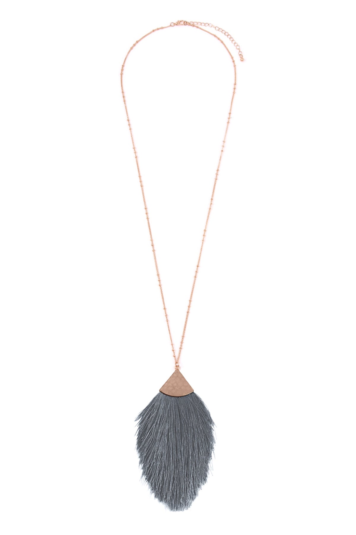 TASSEL PENDANT NECKLACE