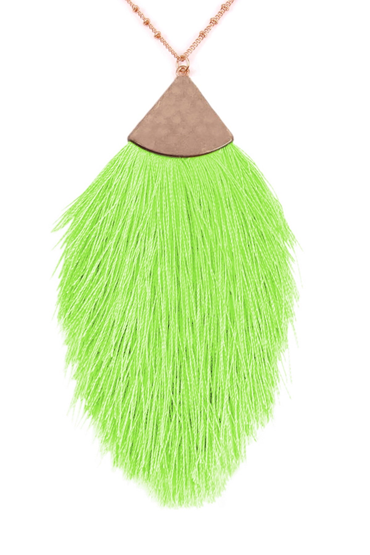 TASSEL PENDANT NECKLACE