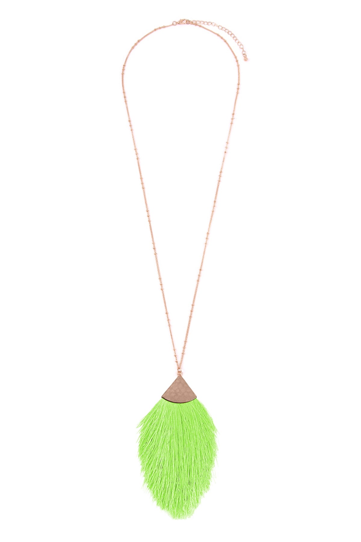 TASSEL PENDANT NECKLACE