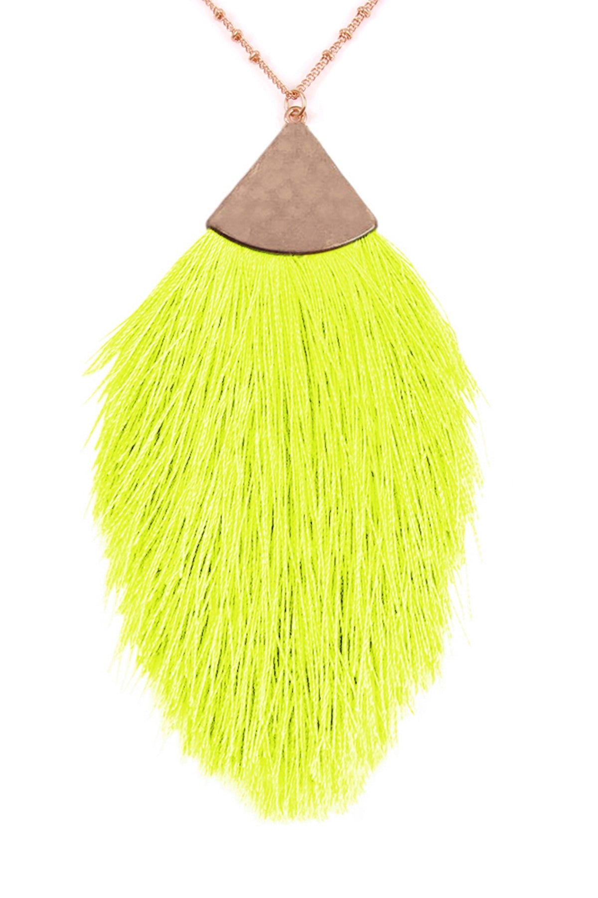 TASSEL PENDANT NECKLACE