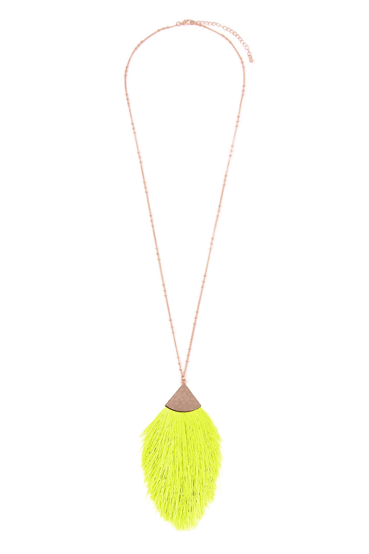TASSEL PENDANT NECKLACE