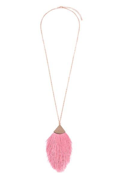 TASSEL PENDANT NECKLACE