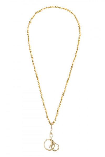 GLASS BEADS LANYARD NECKLACE