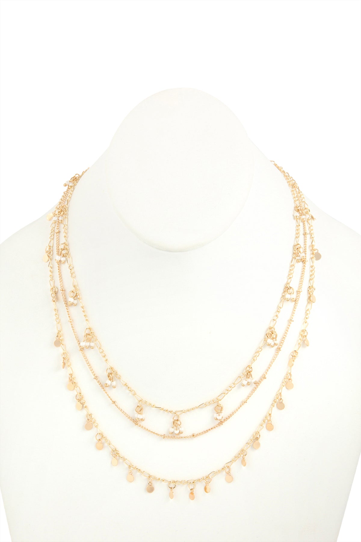 3 LAYERED SMALL CHAIN NECKLACE (NOW $1.00 ONLY!)