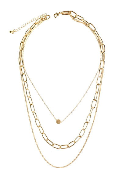 LAYERED CHAIN NECKLACE
