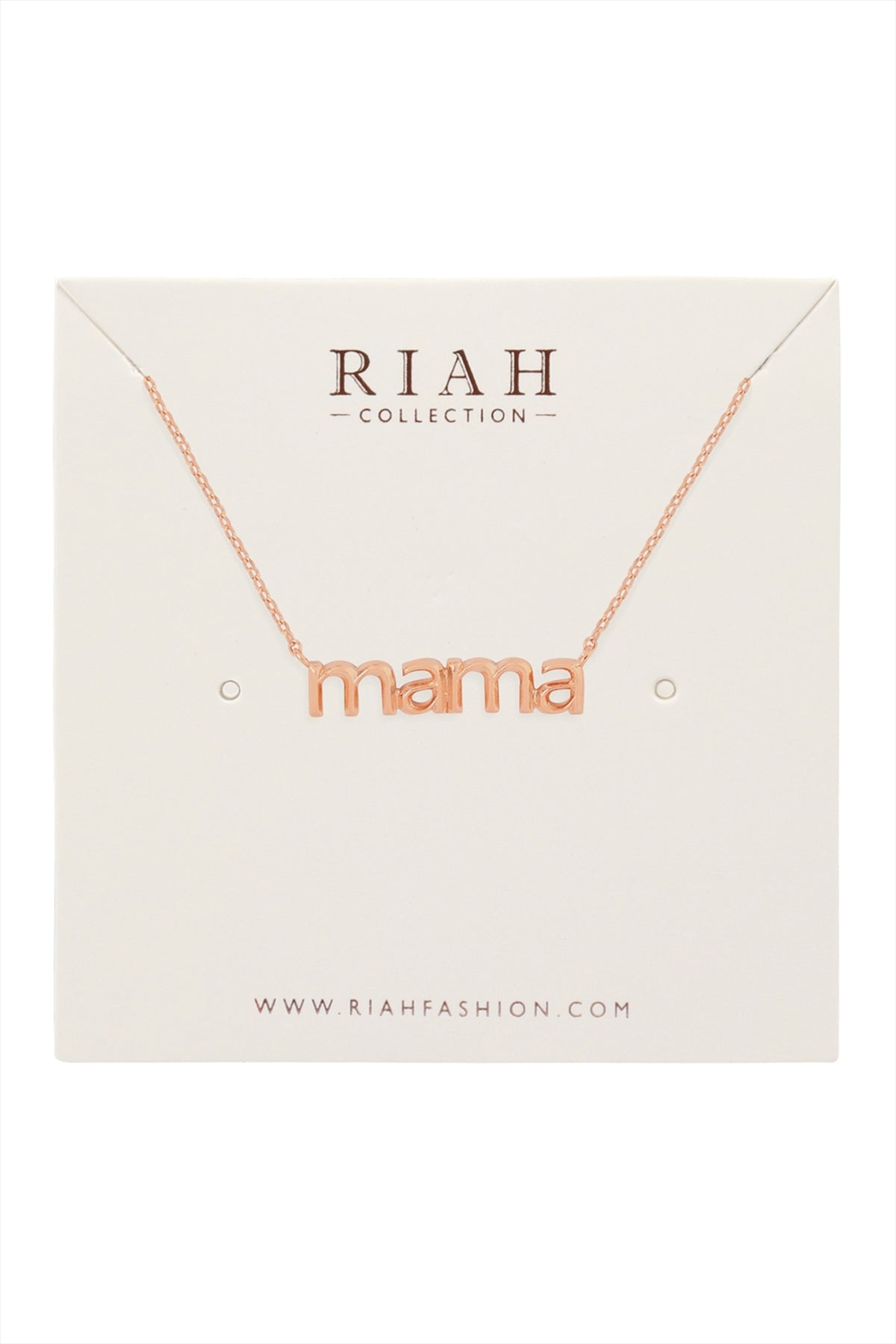 MAMA PENDANT NECKLACE