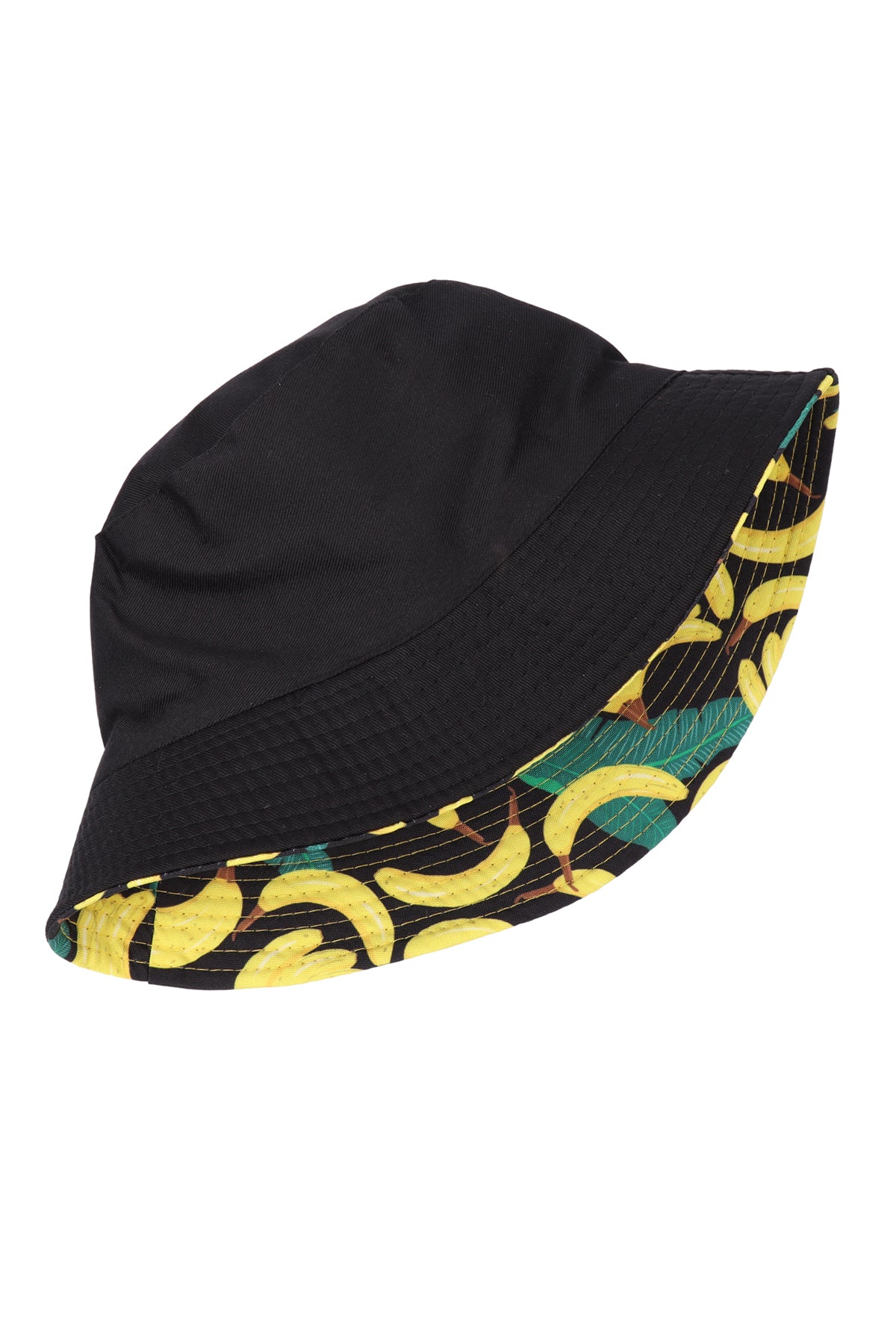 PRINT DOUBLE-SIDE-WEAR REVERSIBLE BUCKET HAT/6PCS