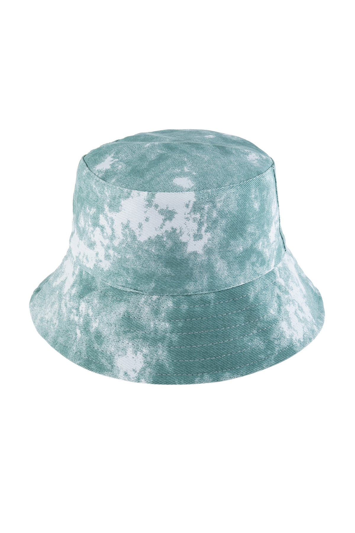 PATCHED DYE DOUBLE SIDE-WEAR REVERSIBLE BUCKET HAT