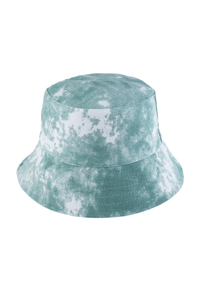 PATCHED DYE DOUBLE SIDE-WEAR REVERSIBLE BUCKET HAT