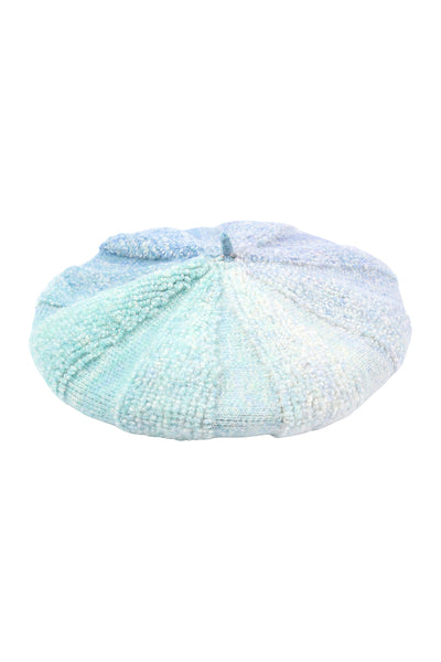 KNIT GRADIENT COLOR BERET HAT/6PCS (NOW $1.00 ONLY!)