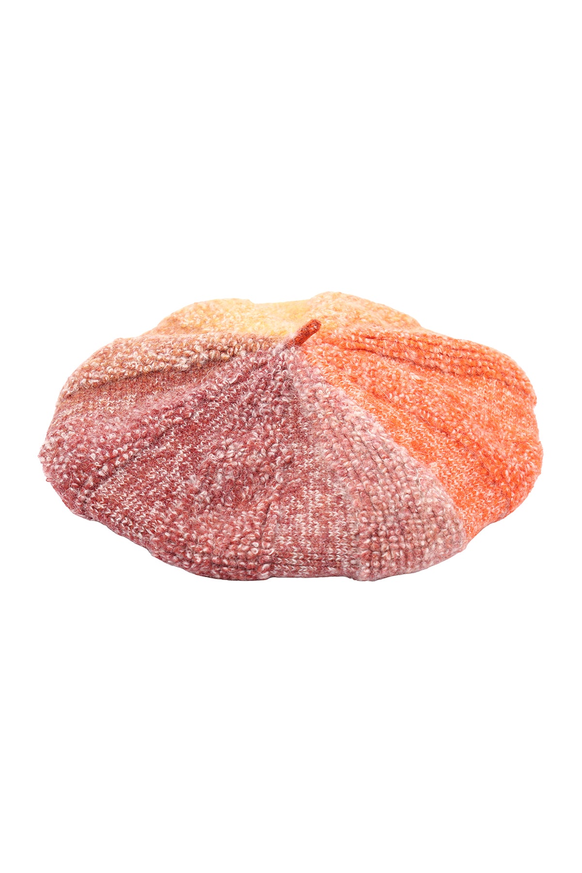 KNIT GRADIENT COLOR BERET HAT/6PCS (NOW $1.00 ONLY!)