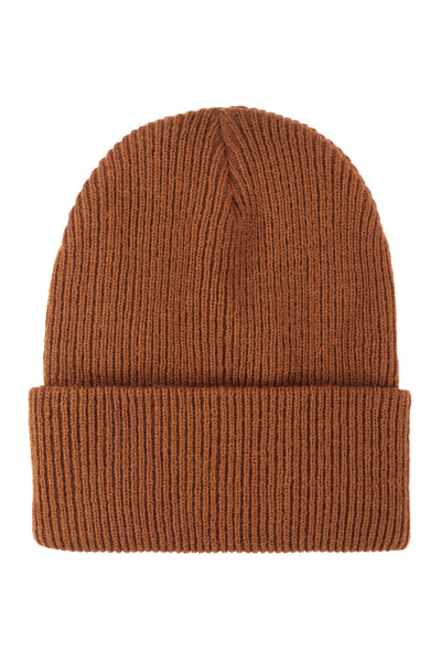 PLAIN AND SIMPLE KNITTED FASHION BEANIE