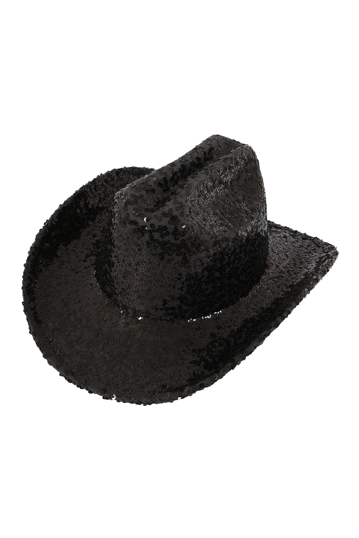 GLITTER SEQUIN FEDORA COWBOY HAT