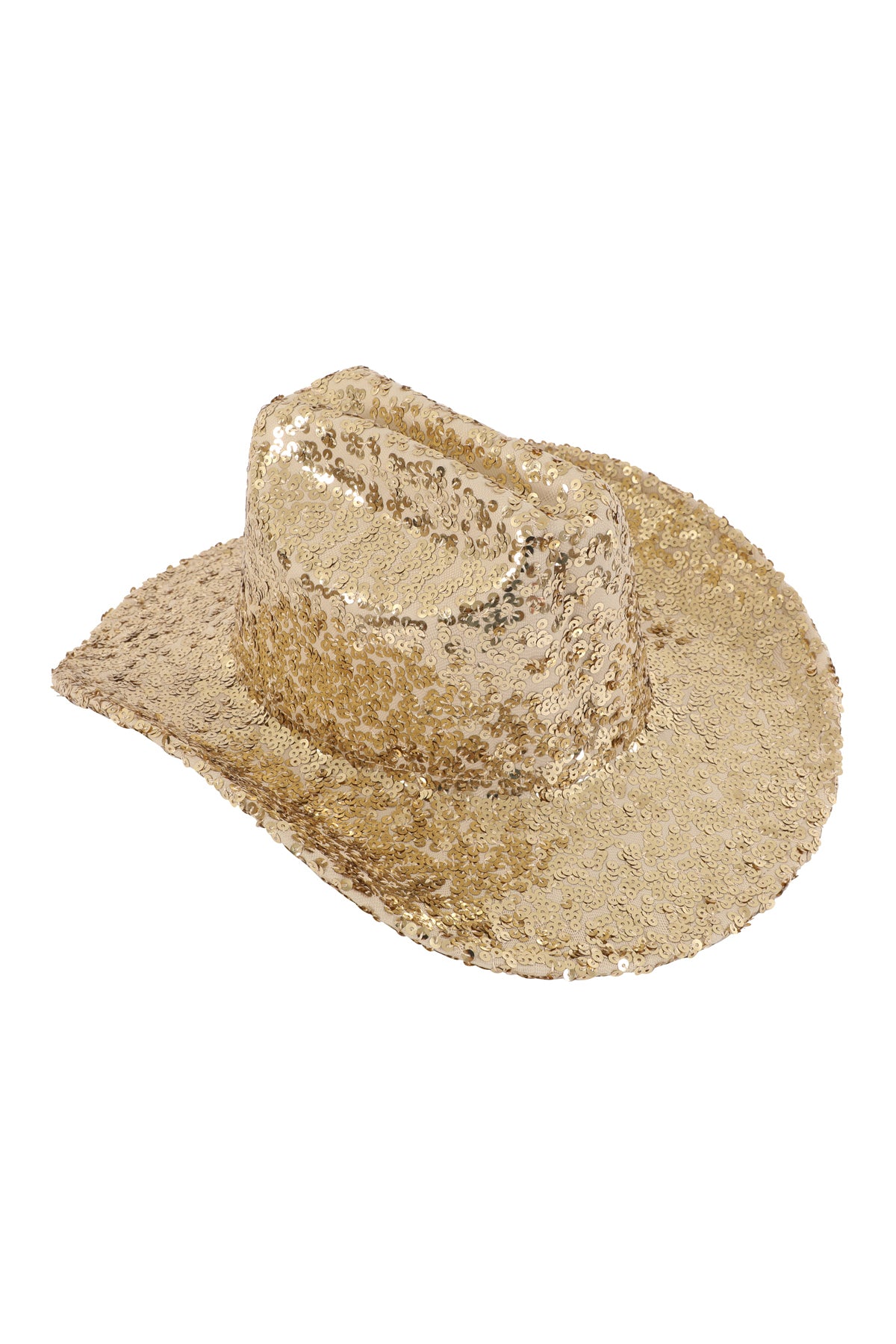 GLITTER SEQUIN FEDORA COWBOY HAT