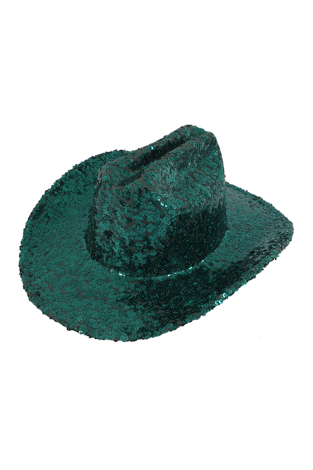 GLITTER SEQUIN FEDORA COWBOY HAT